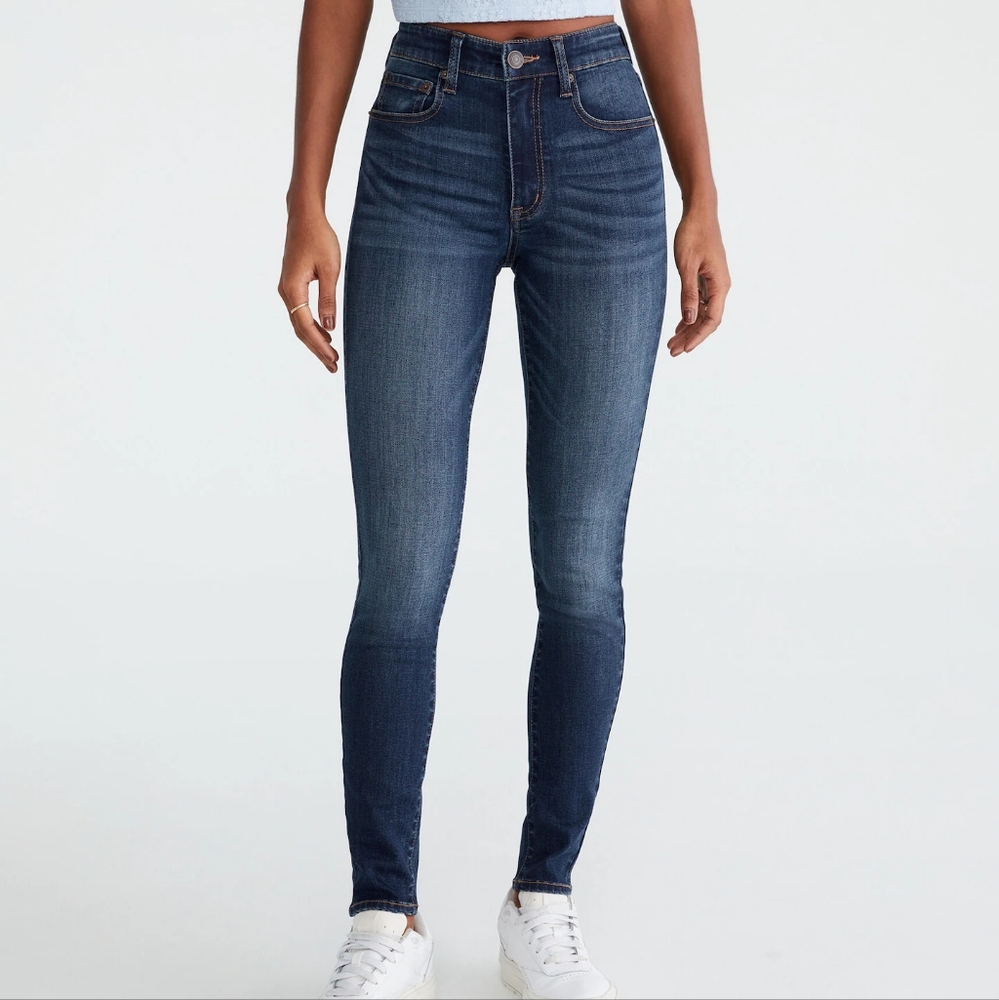 Aeropostale Dark Blue Women's Jeggings Jeans 14 Reg